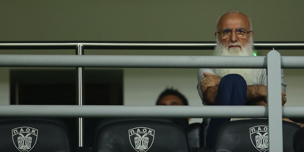 Ο Ιβάν Σαββίδης στο γήπεδο του ΠΑΟΚ