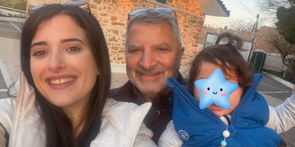 Γιώργος Πατούλης και Νάνσυ Κοιλού με το γιο τους