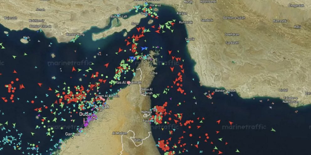 Η κίνηση στα Στενά του Ορμούζ