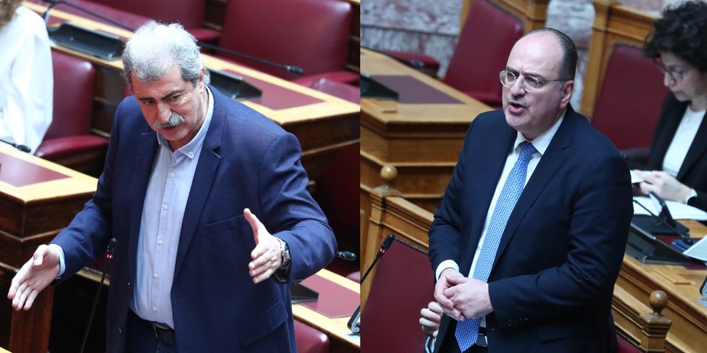 Παύλος Πολάκης και Μακάριος Λαζαρίδης