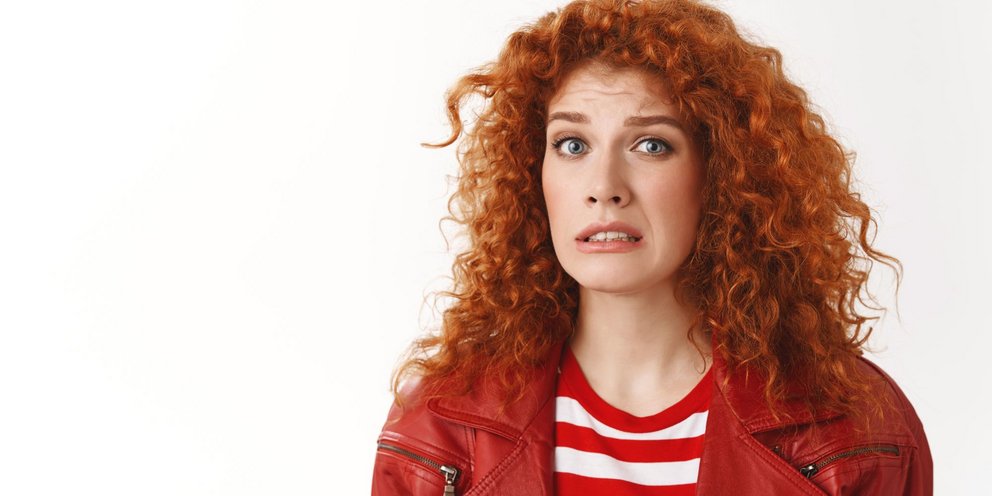 γυναίκα γκριμάτσα