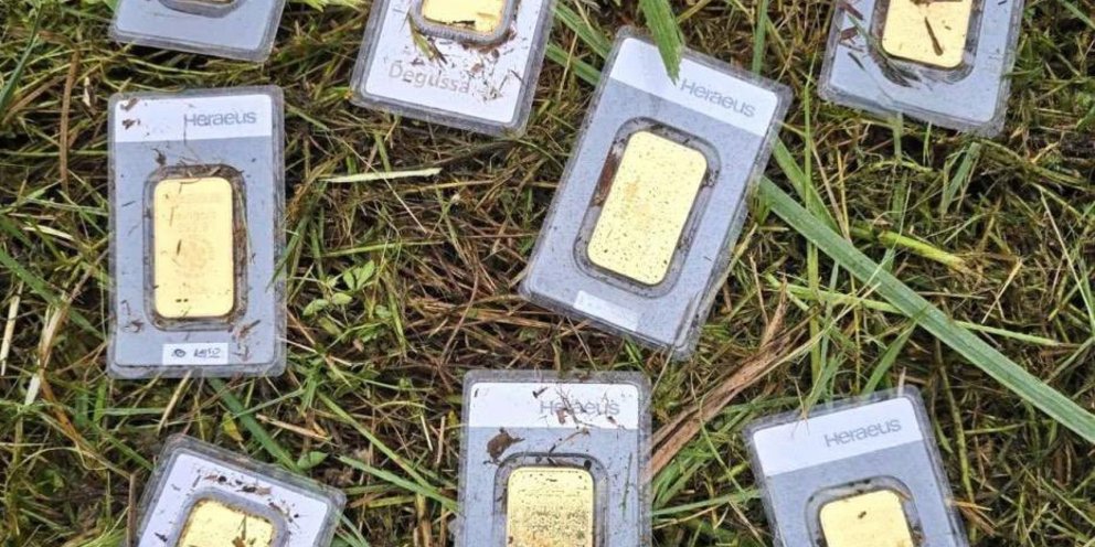 Οι ράβδοι χρυσού που βρήκε υπάλληλος πρασίνου σε πόλη της Γερμανίας