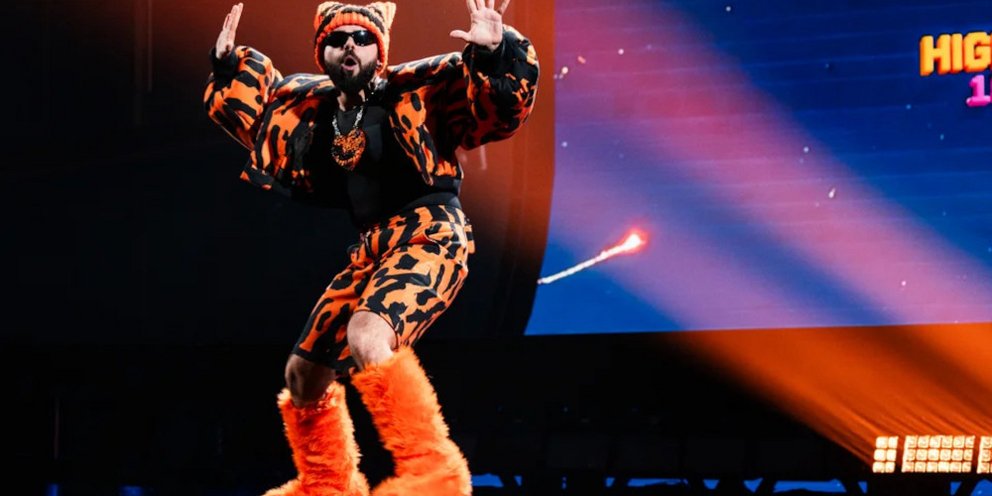 Ο Ακύλας στην πρόβα της Eurovision 2026 
