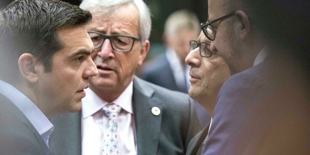 Τσίπρας, Γιούνκερ