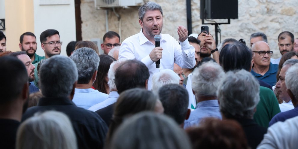Ο πρόεδρος του ΠΑΣΟΚ, Νίκος Ανδρουλάκης, στην Κρήτη