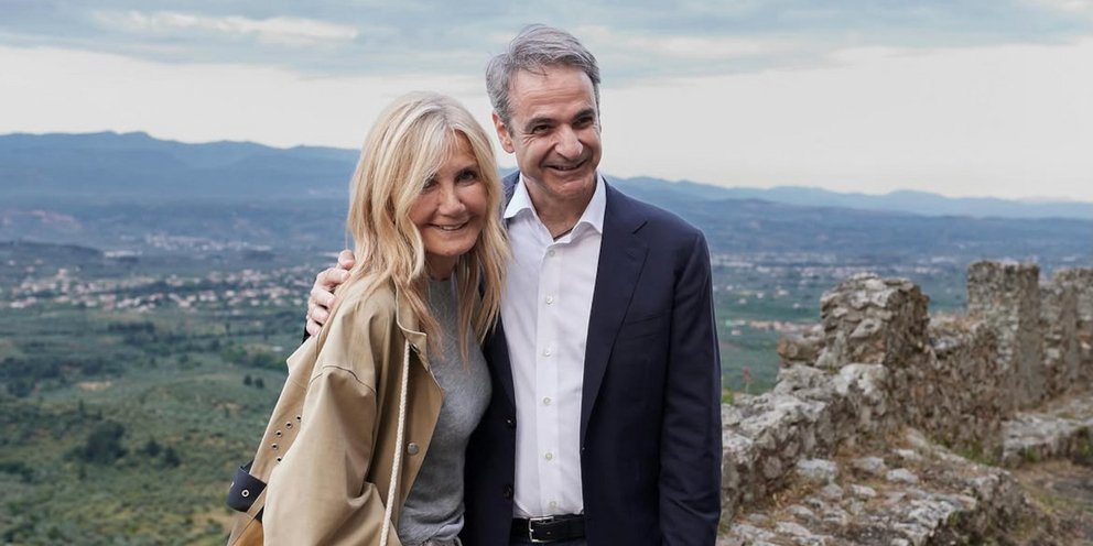 Μαρέβα Γκραμπόφσκι Μητσοτάκη και Κυριάκος Μητσοτάκης