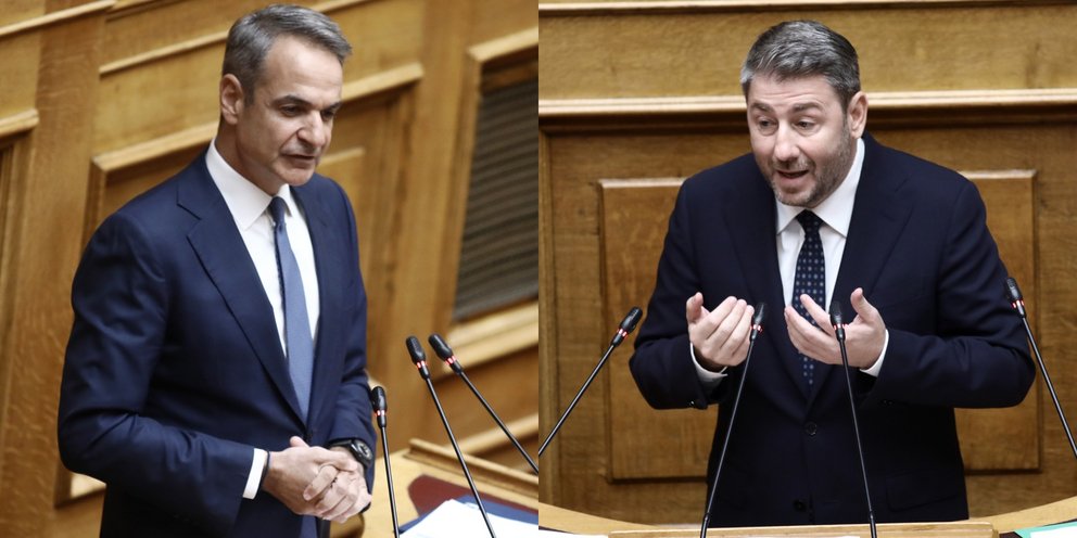 Μητοστάκης και Ανδρουλάκης στη Βουλή