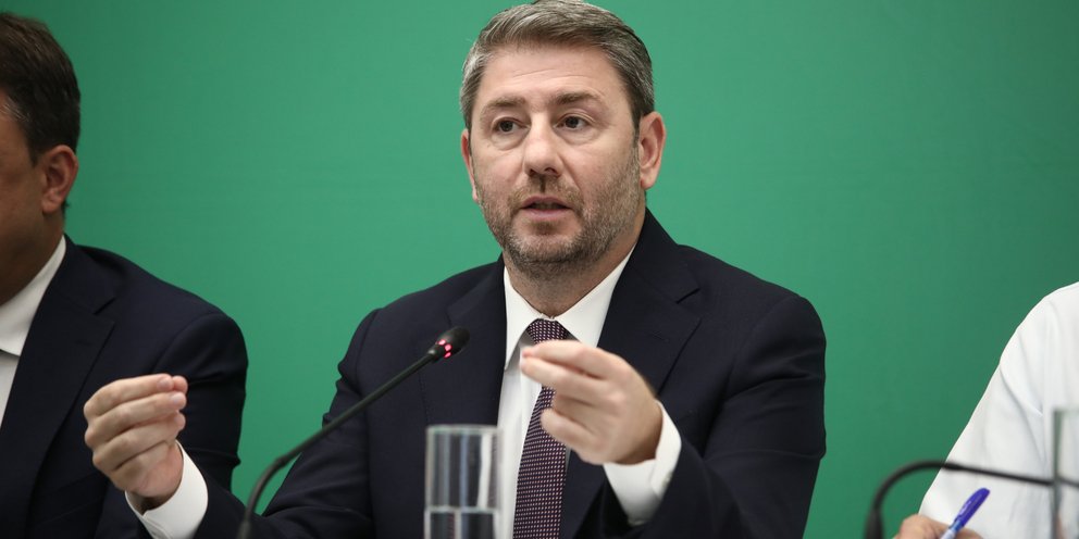 Ο πρόεδρος του ΠΑΣΟΚ, Νίκος Ανδρουλάκης