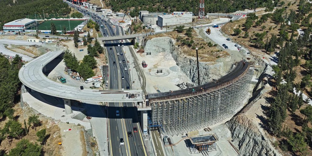 Έργα στον Flyover δρόμο της Θεσσαλονίκης 