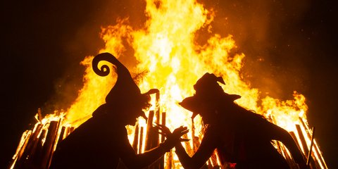  Βαλπούργια νύχτα με χορό των μαγισσών στην Ερφούρτη της Γερμανίας