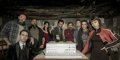 Οι πρωταγωνιστές του Casa de Papel