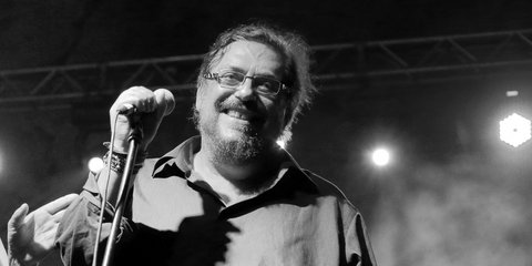 Ασπρόμαυρη φωτογραφία του Λαυρέντη Μαχαιρίτσα