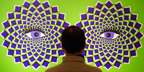 Πίνακας-οπτική ψευδαίσθηση του μεξικανού καλλιτέχνη Yunuen Esparza σε κάστρο της Γερμανίας