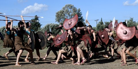 Πολεμιστές με ασπίδες