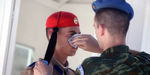 Υψηλές θερμοκρασίες σήμερα στο κέντρο της Αθήνας... 