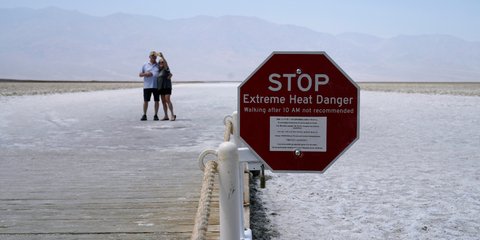Στην Κοιλάδα του Θανάτου στην Καλιφόρνια η θερμοκρασία έφτασε τους 54,4 βαθμούς Κελσίου!