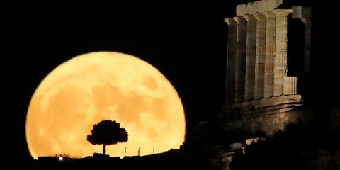 Πανσέληνος Αυγούστου 2020 στο Σούνιο