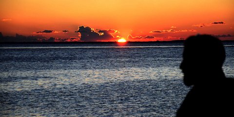 Ηλιοβασίλεμα στο Ιόνιο από την Πάτρα