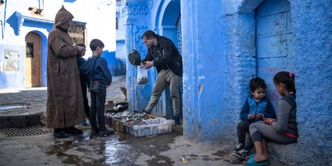 Το «μπλε διαμάντι» του Μαρόκου, η Σεφχάουεν, έρημη από τουρίστες, λόγω κορωνοϊού