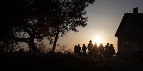 Απογευματινή βόλτα στο πρώην στρατόπεδο Κόδρα στην Καλαμαριά Θεσσαλονίκης -Φωτογραφία: Konstantinos Tsakalidis / SOOC