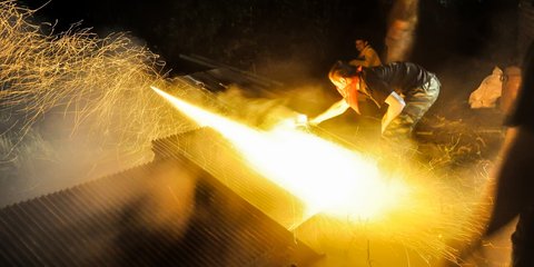 Ρουκετοπόλεμος στο Βροντάδο της Χίου