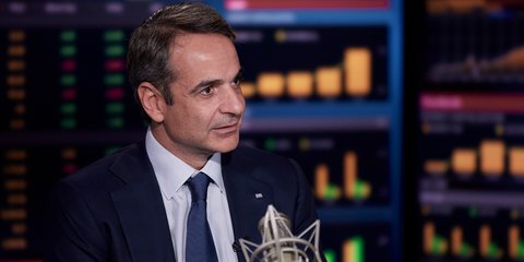 Ο Κυριάκος Μητσοτάκης στη συνέντευξη στο Bloomberg