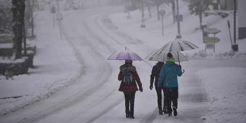 Χιόνια και χαμηλές θερμοκρασίες στη Βόρεια Ισπανία