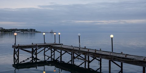 Μελαγχολικό απόγευμα του Νοέμβρη στο Θερμαϊκό