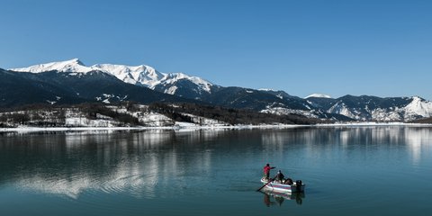 Δεν είναι Ελβετικό τοπίο, είναι η χειμωνιάτικη λίμνη Πλαστήρα