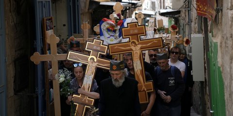 Μεγάλη Παρασκευή στα Ιεροσόλυμα 