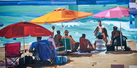 Διακοπές... σε τοίχο στην Αθήνα 