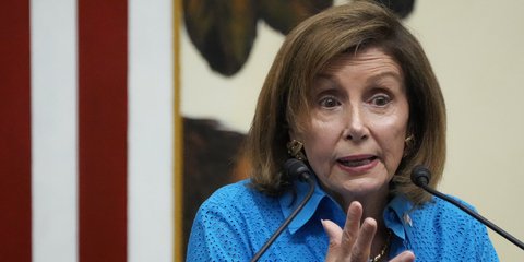 Η πρόεδρος της Βουλής των Αντιπροσώπων των ΗΠΑ, Νάνσι Πελόζι 