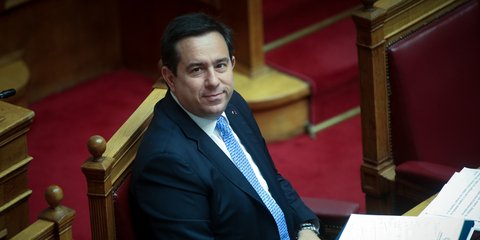 Νότης Μηταράκης στη Βουλή