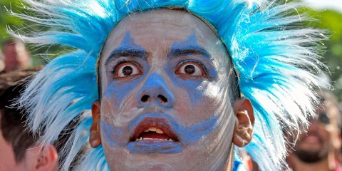 Το βλέμμα του Αργεντίνου φιλάθλου τα λέει όλα για την ταπεινωτική ήττα από Σαουδική Αραβία