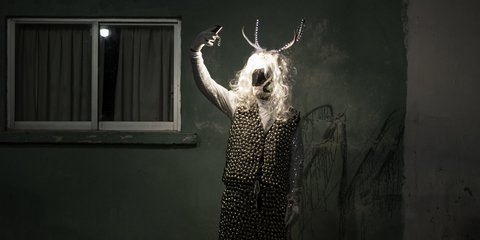 Ένα καταπληκτικό και παράλληλα αρκετά τρομακτικό κοστούμι για την Ημέρα των Νεκρών στο Σαν Χοσέ, στο Μεξικό