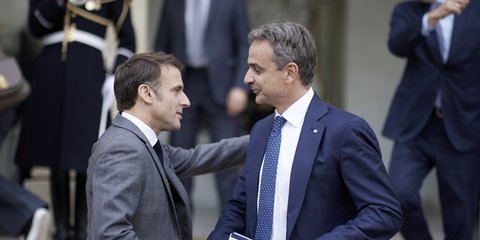 Κυριάκος Μητσοτάκης, Εμμανουέλ Μακρόν