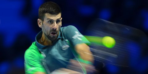 Το βλέμμα του νικητή από τον Νόβακ Τζόκοβιτς στο ATP World Tour Finals