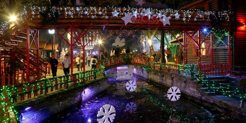 Το μαγικό χωριό του Άι Βασίλη στην Ονειρούπολη Δράμας