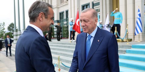 Μητσοτάκης και Ερντογάν στην Άγκυρα