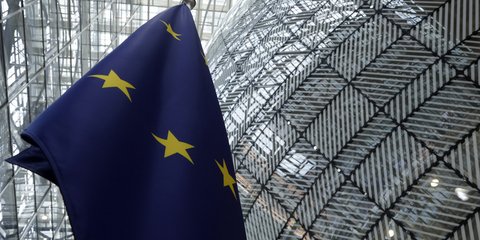 Σημαία της ΕΕ στις Βρυξέλλες