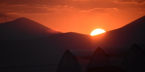 Μαγικό ηλιοβασίλεμα στην Αργολίδα