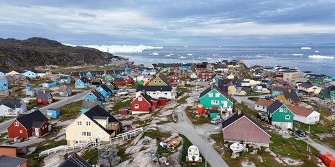 Κωμόπολη στη Γροιλανδία