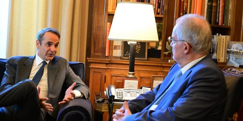 Συνάντηση Μητσοτάκη-Τασούλα