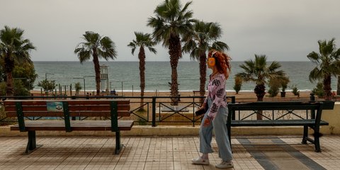 Αφρικανική σκόνη στο Παλαιό Φάληρο 