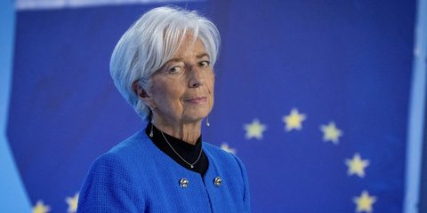 Η πρόεδρος της ΕΚΤ, Κριστίν Λαγκάρντ