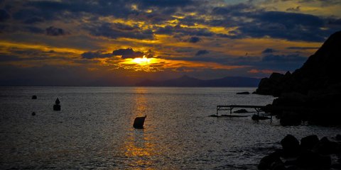 Ηλιοβασίλεμα στο Καβούρι