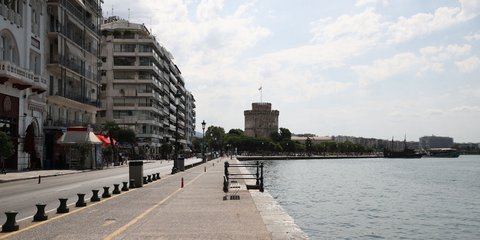 Η παραλία της Θεσσαλονίκης 