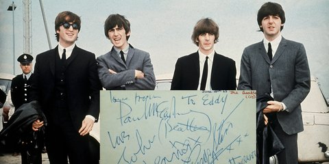 αυτόγραφα των Beatles