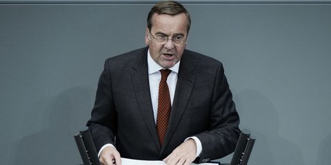 Ο υπουργός Άμυνας της Γερμανίας, Μπόρις Πιστόριους