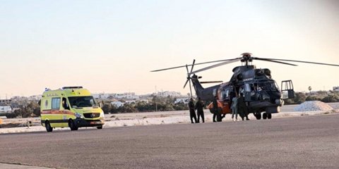 Με ελικόπτερο μεταφέρθηκε ο 63χρονος τραυματίας